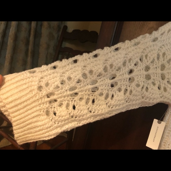 Pilcro brand from Anthropologie woven sweater. Size S worn once! - Picture 7 of 14